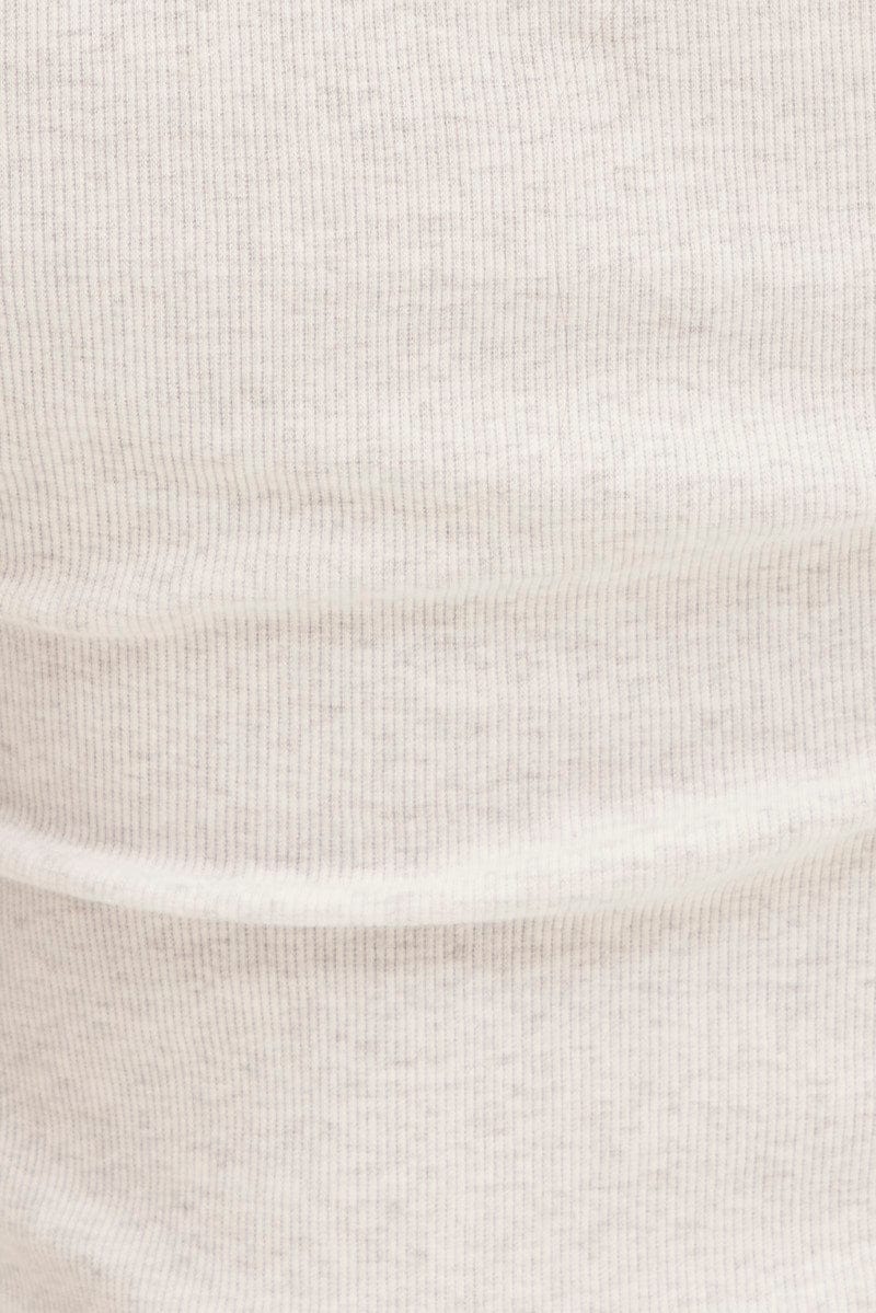 White Crop Top Long Sleeve