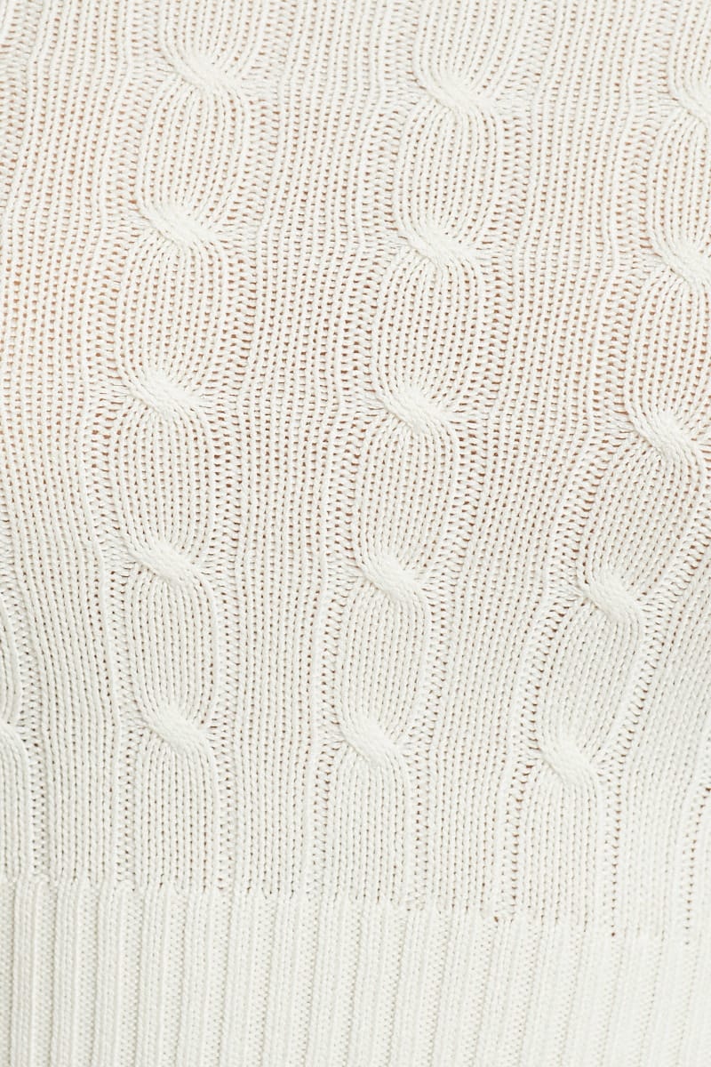 Purple Cable Knit Cami