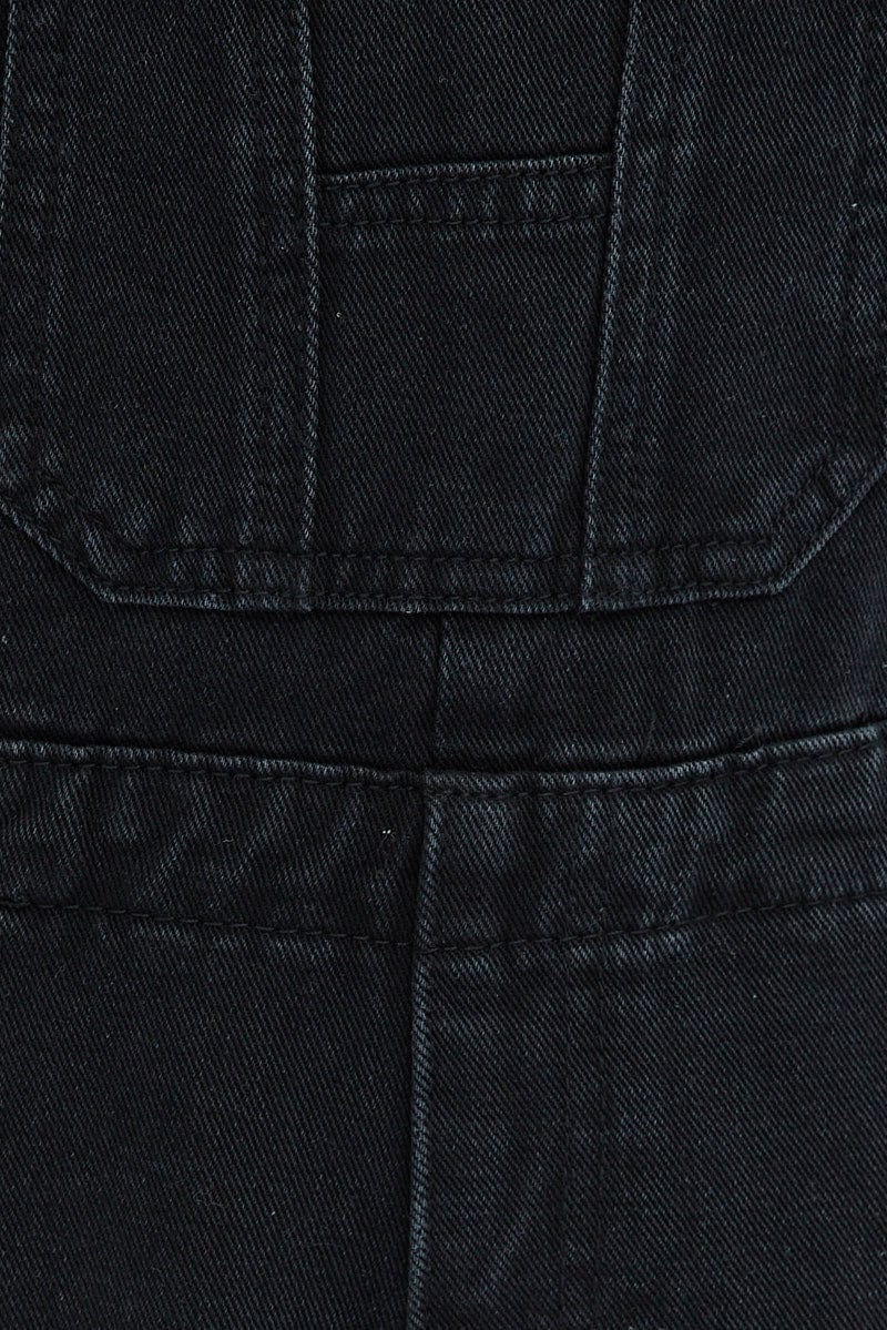Black Overall Denim