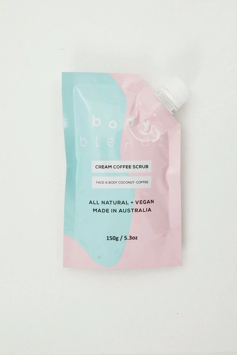 Multi Body Blendz Coconut Coffee Cream Coffee Scrub 150G