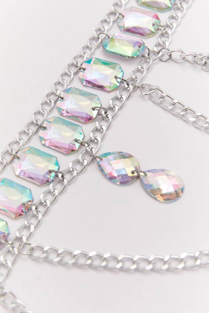 Silver Festival Body Chains