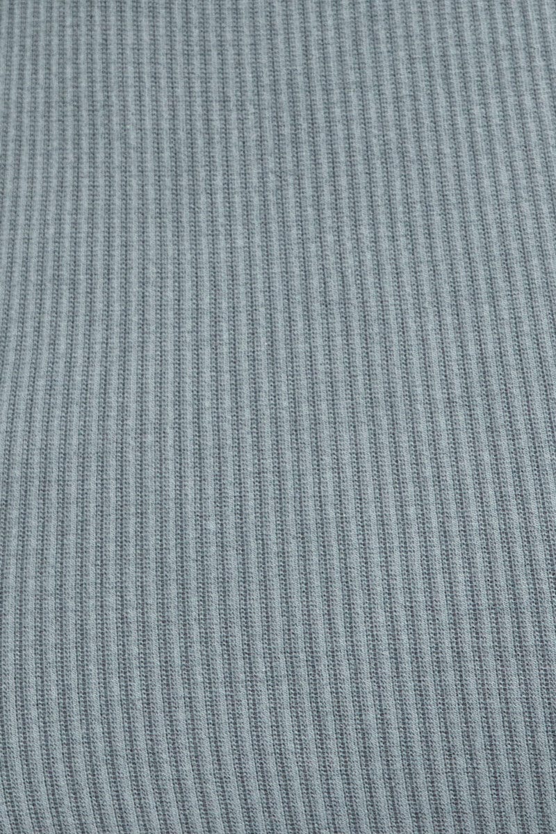 Grey Tank Top Sleeveless Crew Neck Washed