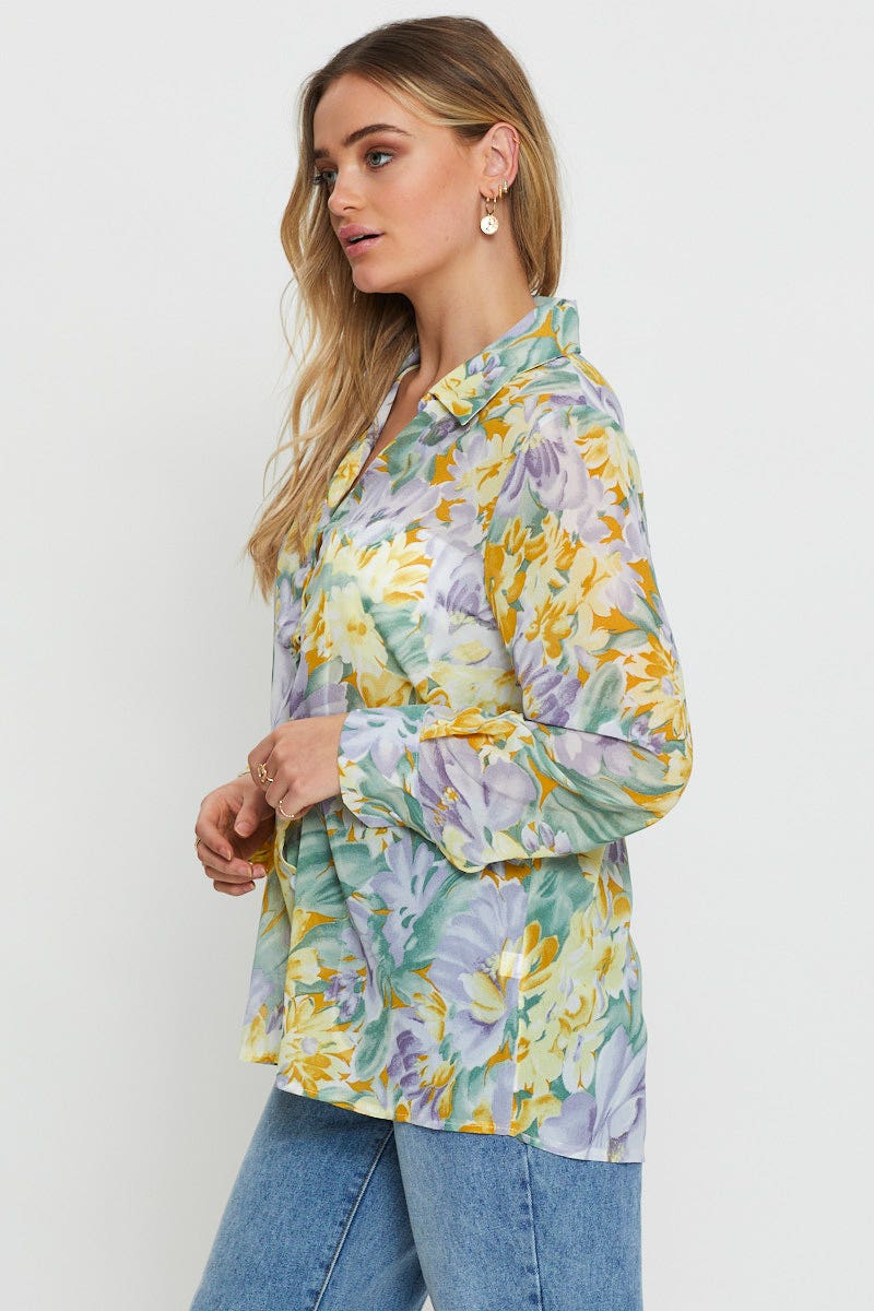 Print Oversized Shirts