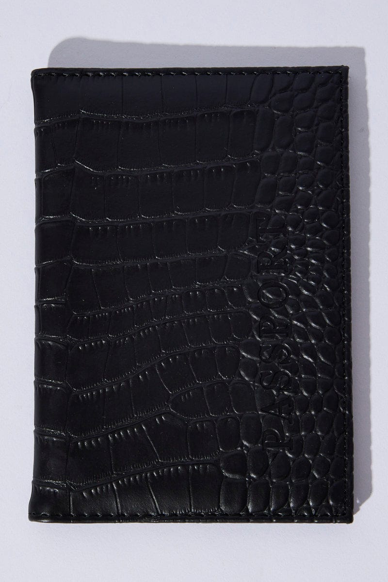 Black Passport Holder