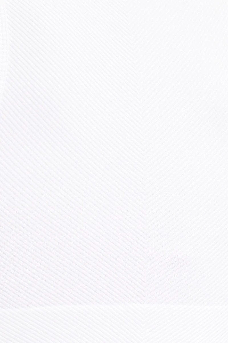 White Tank Top Sleeveless Crew Neck Seamless