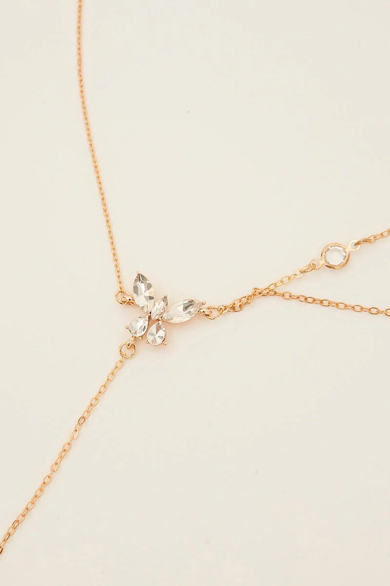 Gold Butterfly Necklace