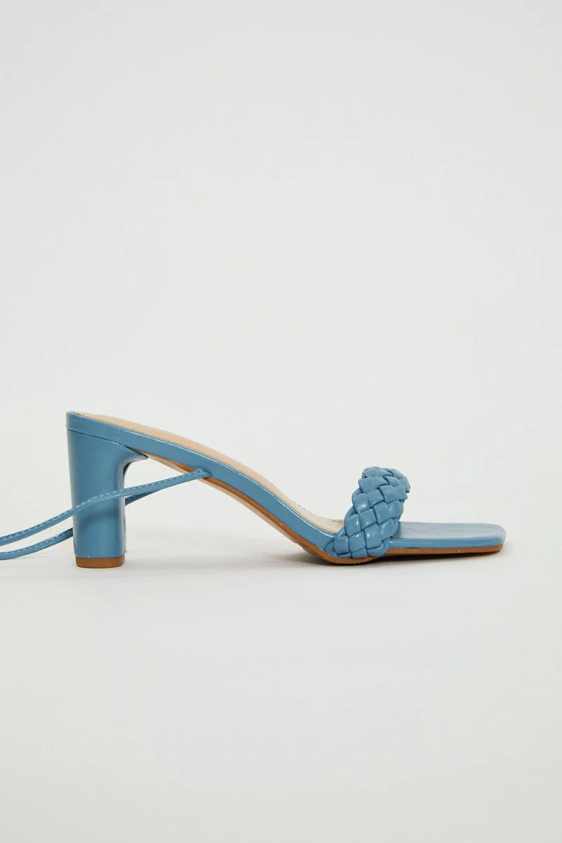 Blue Strap Heels
