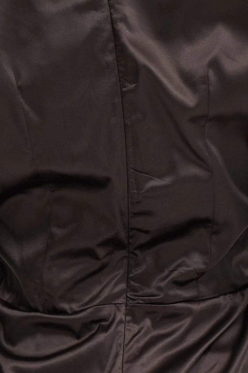 Black Twist Front Top Long Sleeve