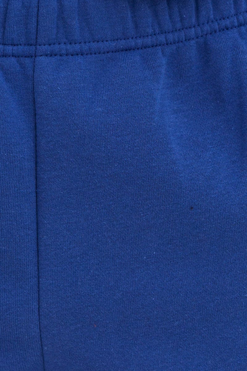 Blue Track Pants High Rise