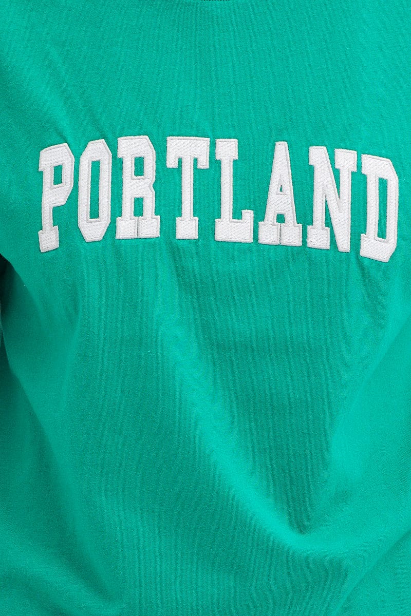 Green T Shirt Short Sleeve