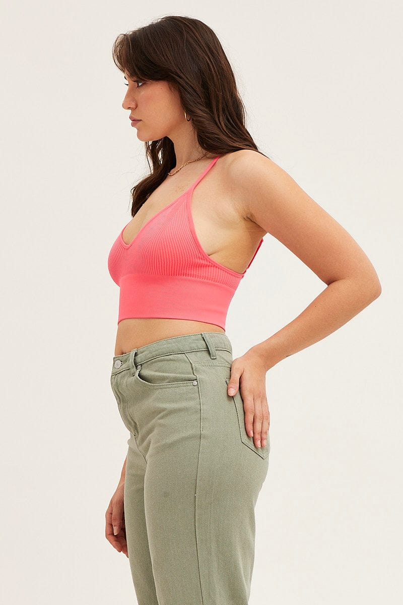 Pink Bralette Seamless