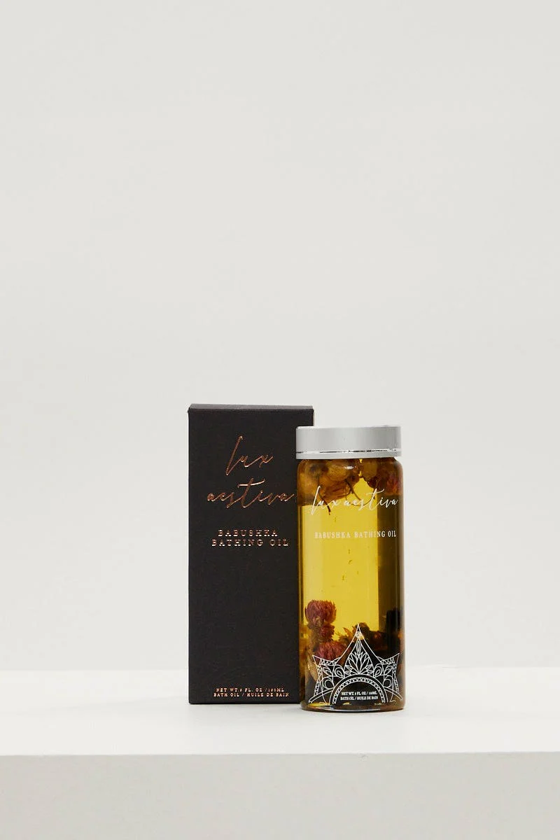 Beige Lux Aestiva Babushka Bathing Oil 150Ml