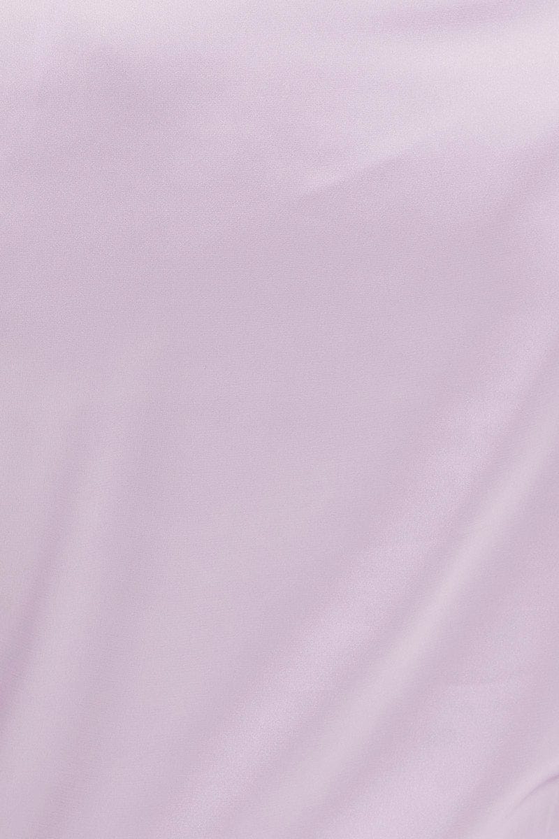 Purple Satin Jacket Long Sleeve