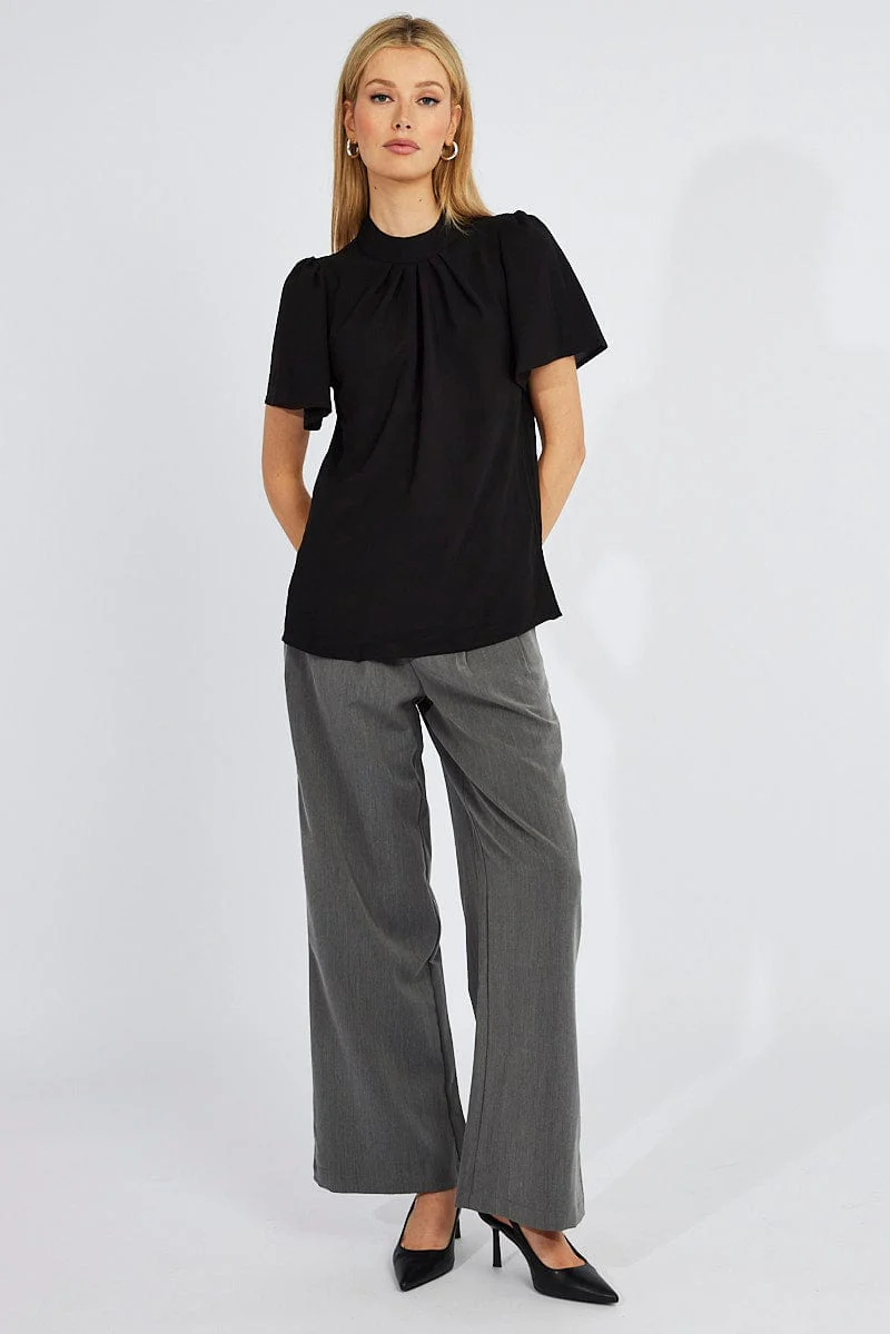Black Top Short Sleeve