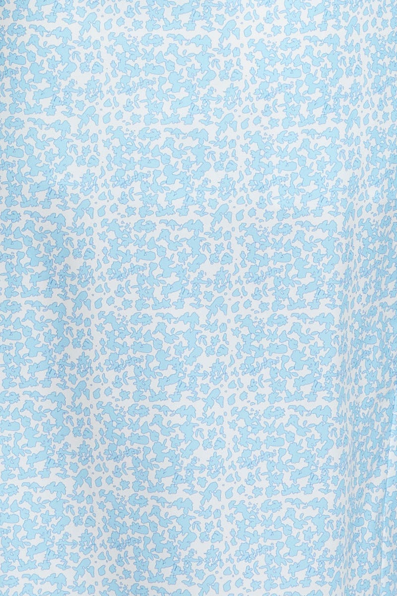 Print Slip Dress Midi