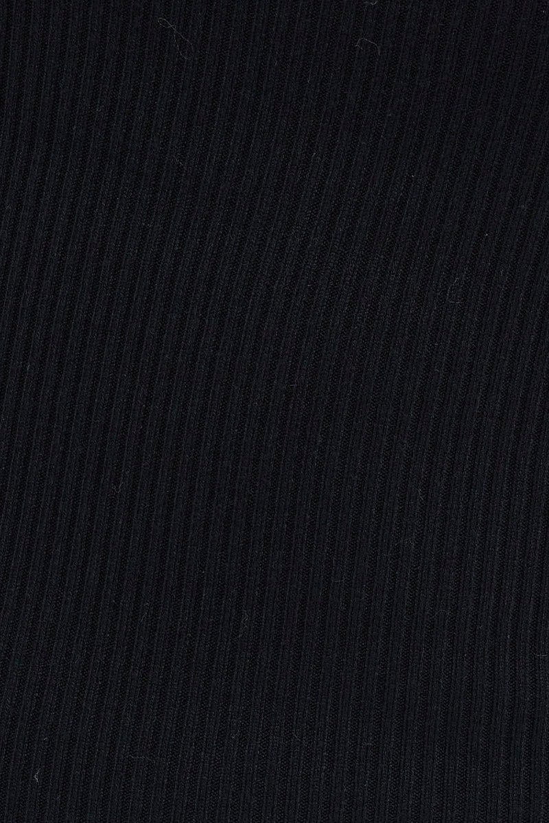 Black Dress & Shrug Set Long Sleeve Strapless Mini Knit