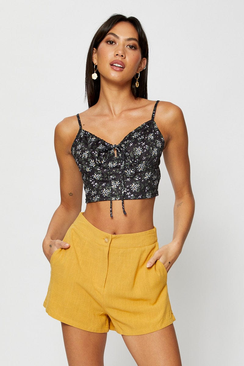 Print Crop Top
