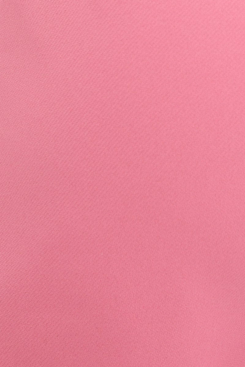 Pink Tailored Short High Waist