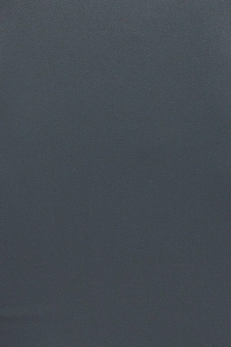 Grey Supersoft Top Long Sleeve Round Neck