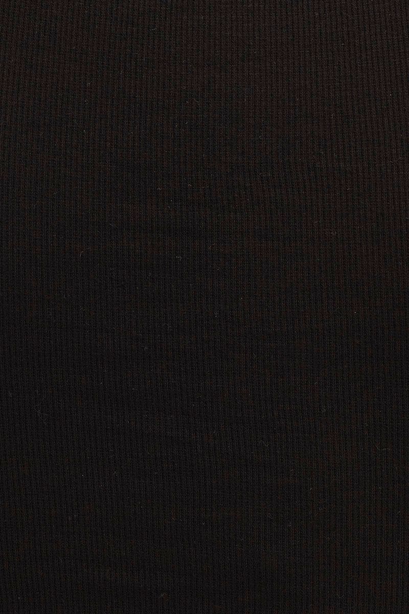 Black Short Sleeve Button Down Cardigan