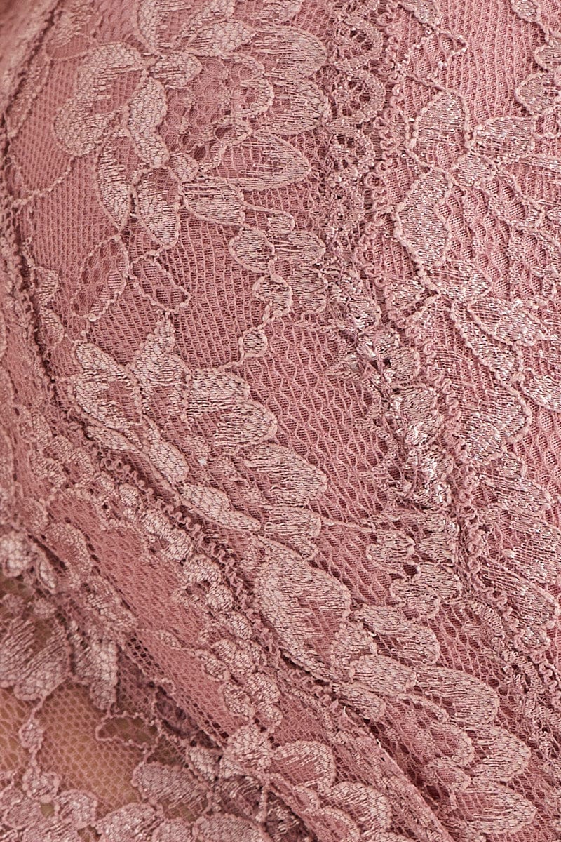 Pink Bralette Lace