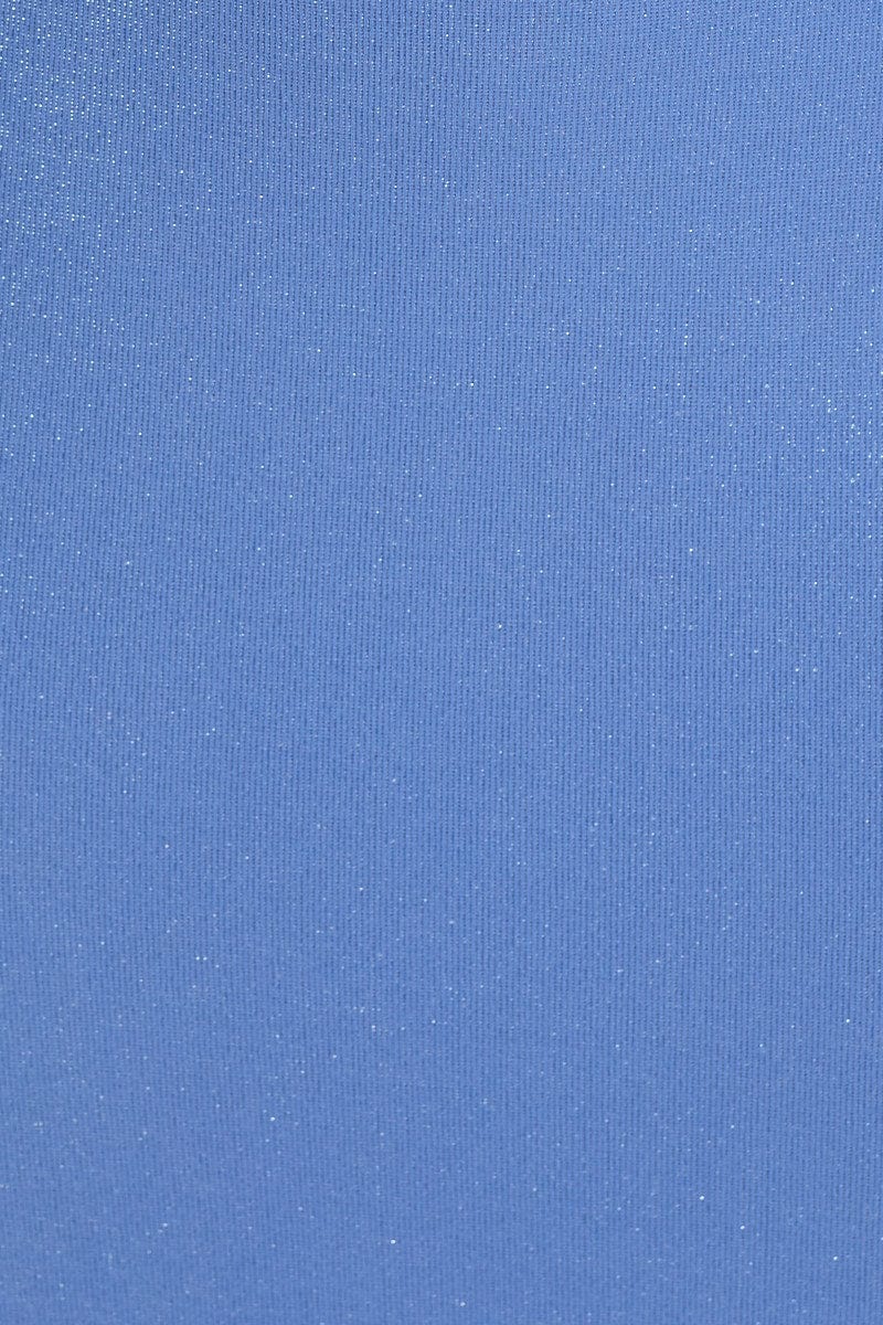 Blue Midi Dress Sleeveless