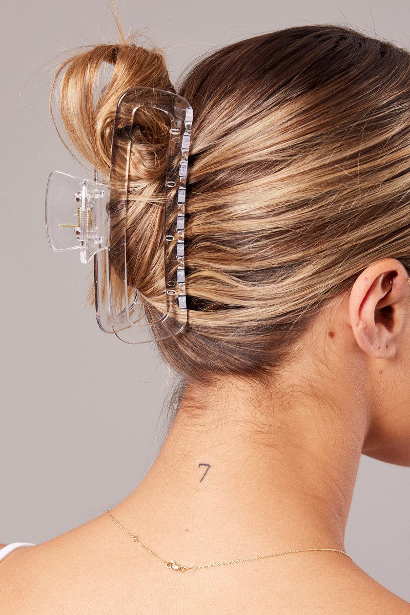 Metallic Large Hair Claw Clip