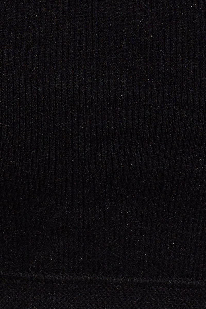 Black Bralette Top Seamless