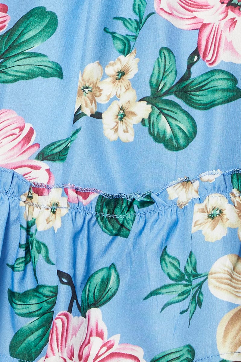 Print Scarf Top Crop