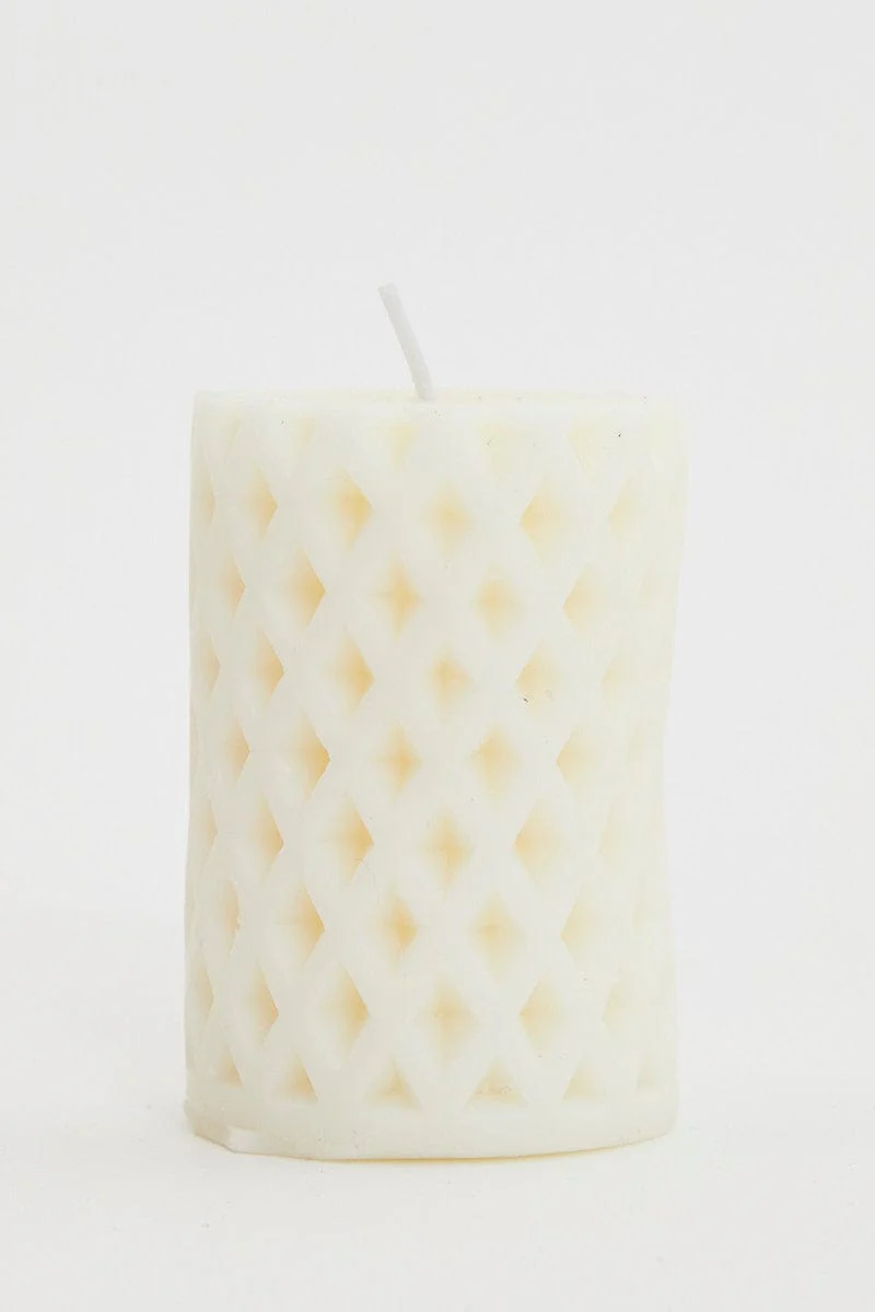 White Scented Candle