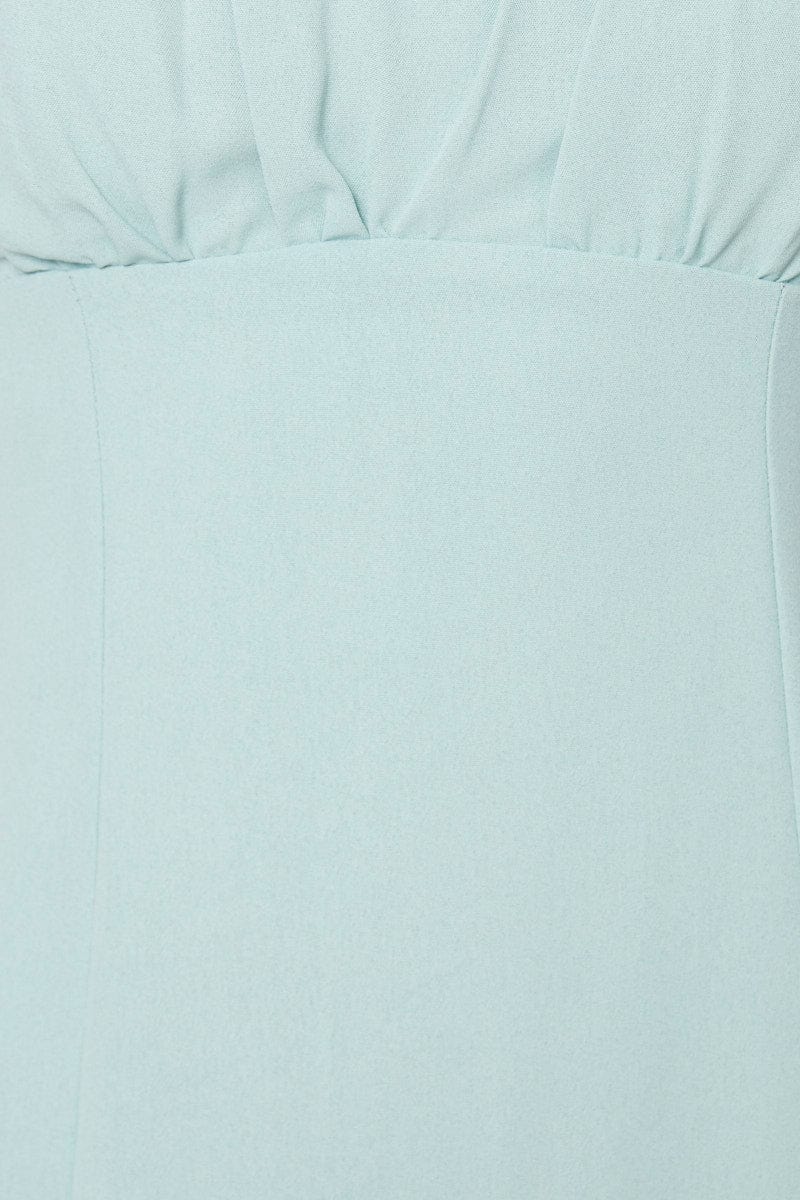 Green Bodycon Dress Evening Mini