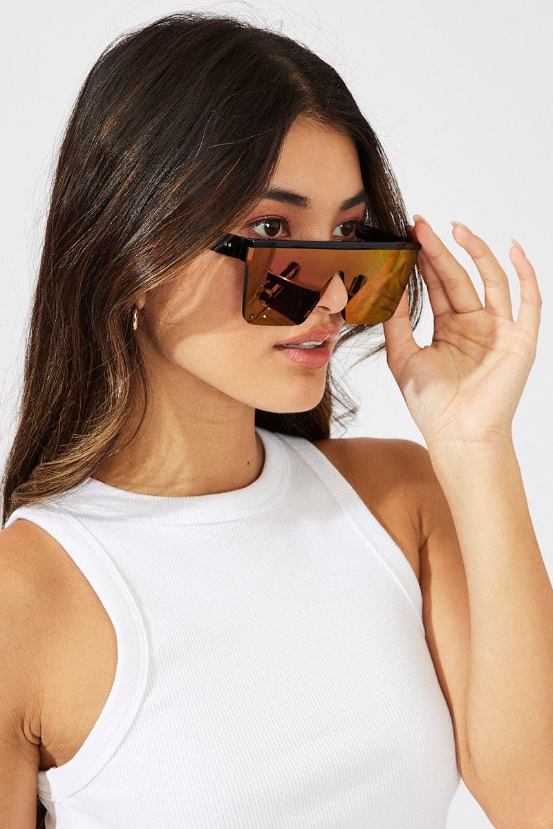Purple Visor Sunglasses