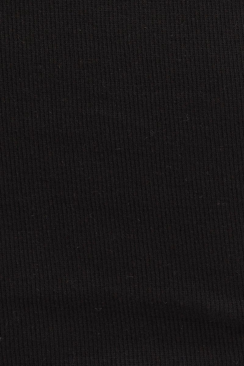 Black Tie Side Baby Tee