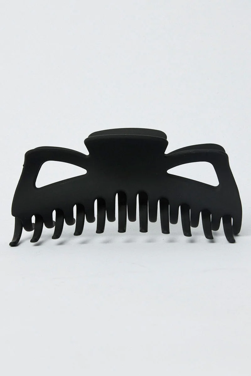 Black Large Claw Clip