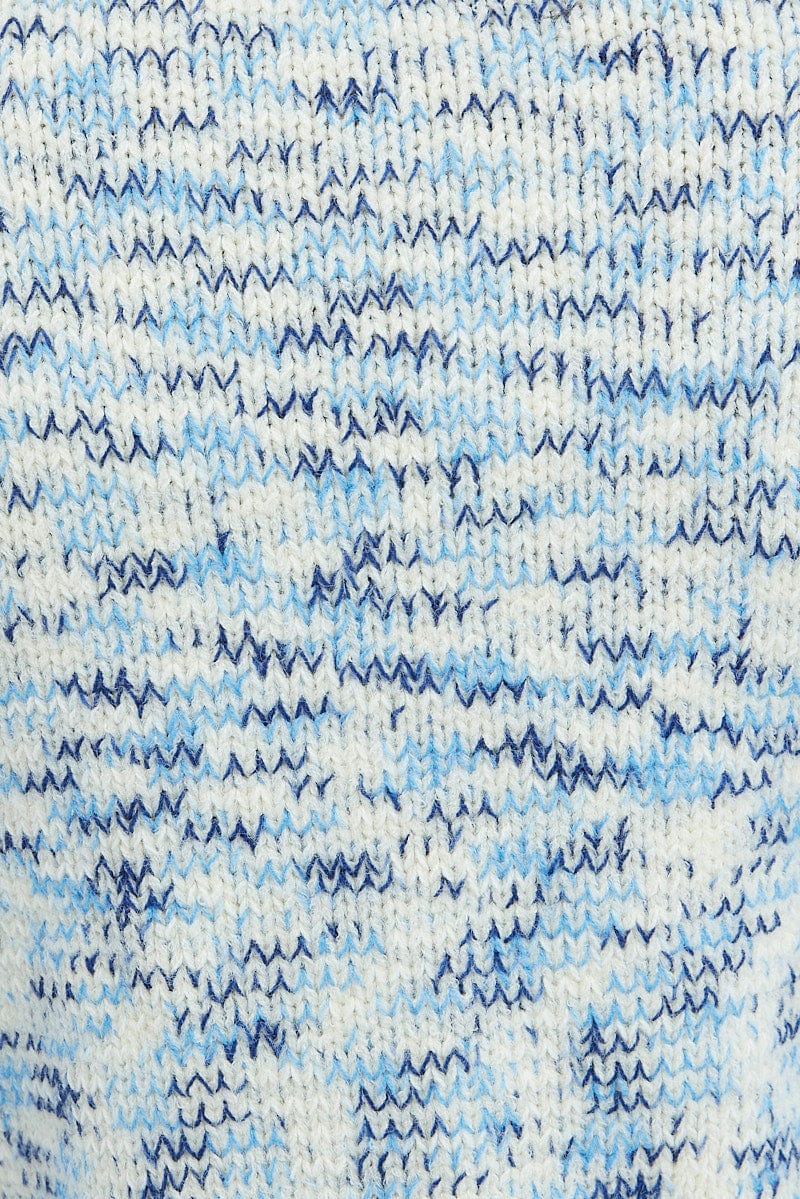 Multi Knit Cardigan Long Sleeve Cable