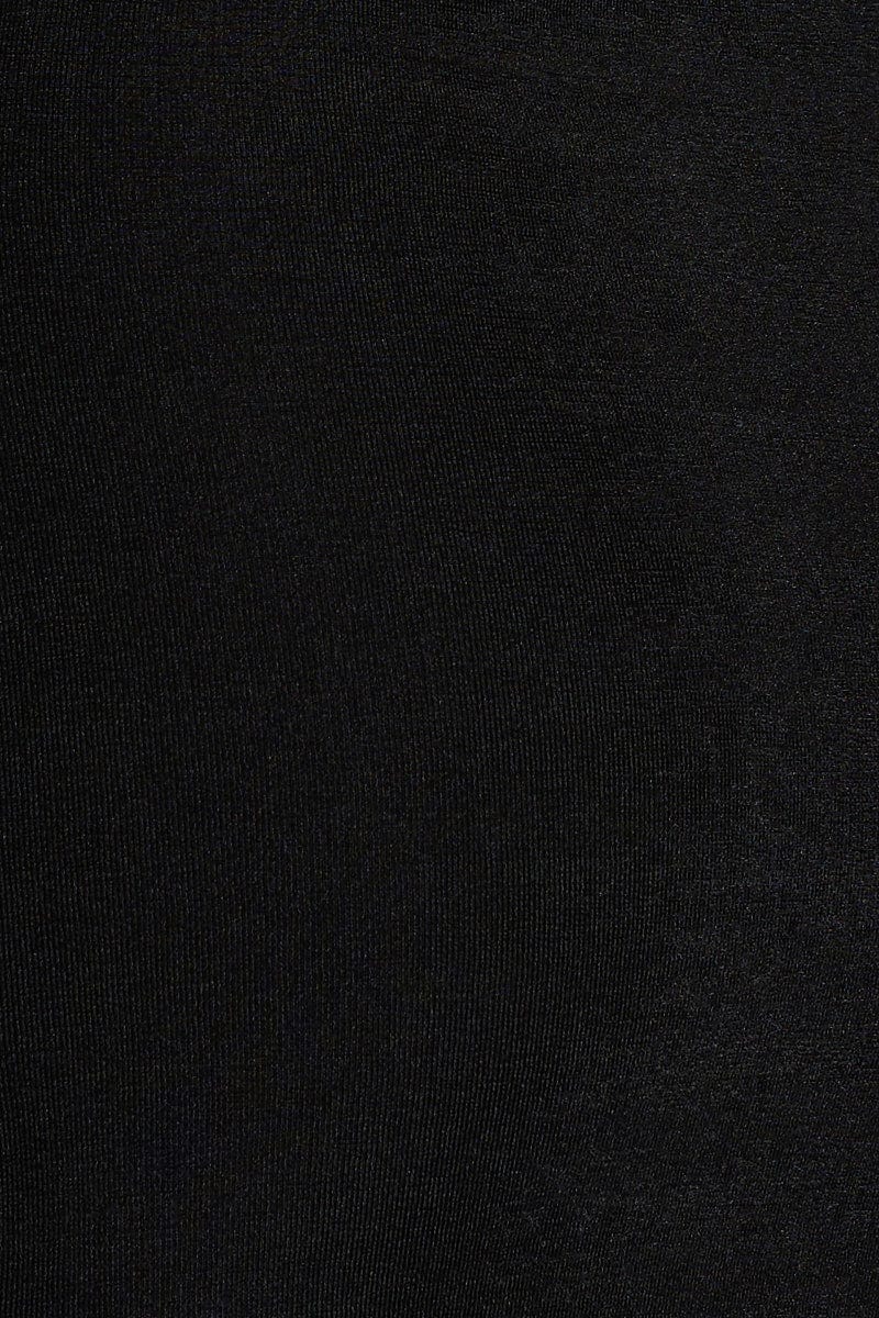 Black Bodycon Dress Long Sleeve Evening