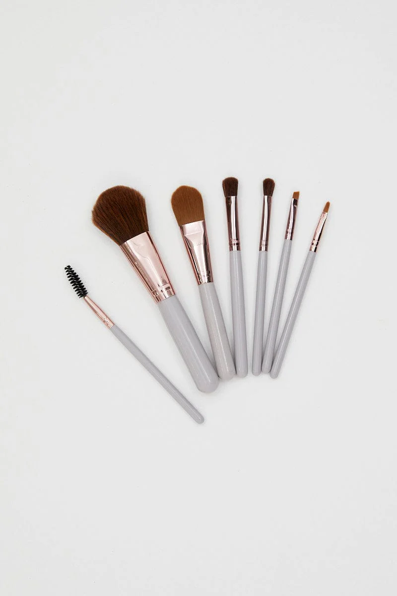 Pink Make Up Brush Set