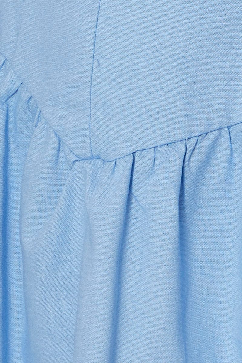 Blue Mini Dress Skater