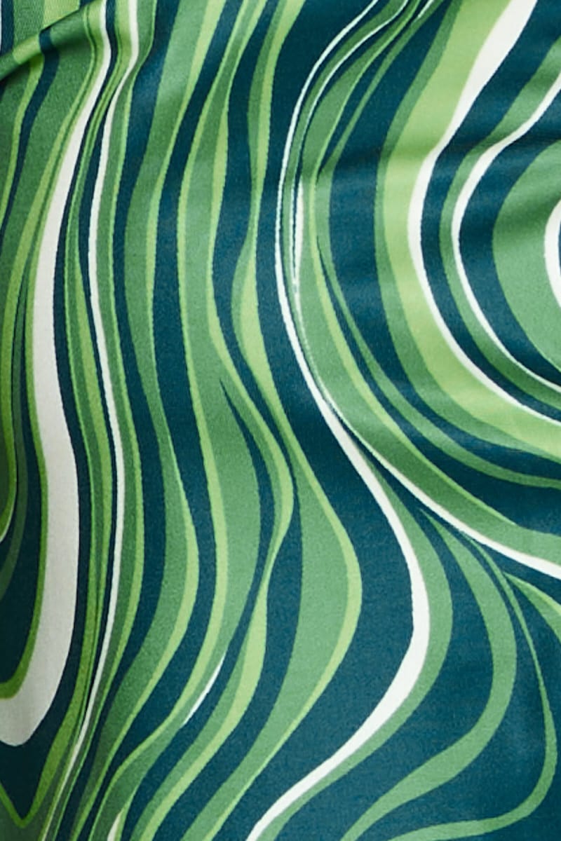 Print Crop Cardigan Long Sleeve Round Neck