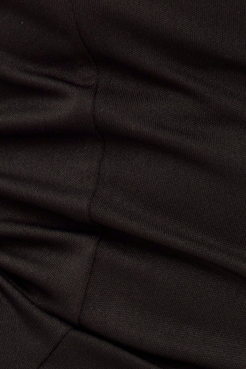 Black Pant Mid Rise Flare