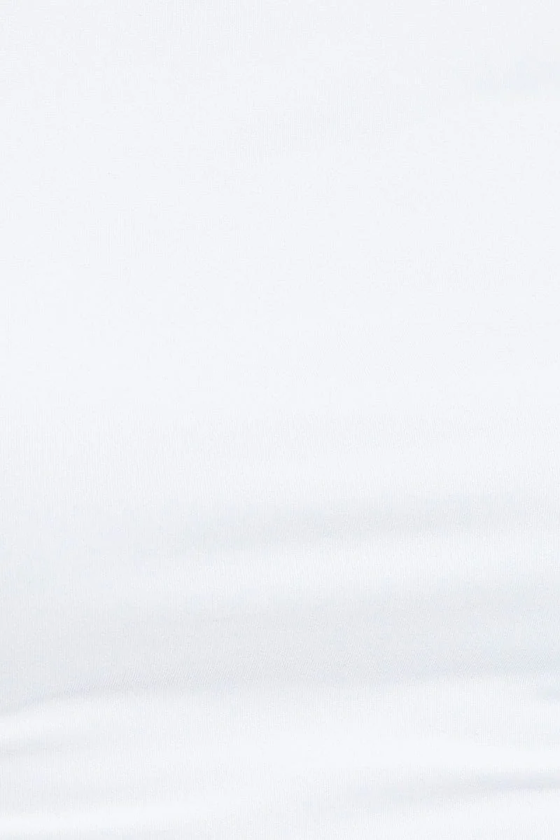 White Baby T Shirt Short Sleeve Crew Neck