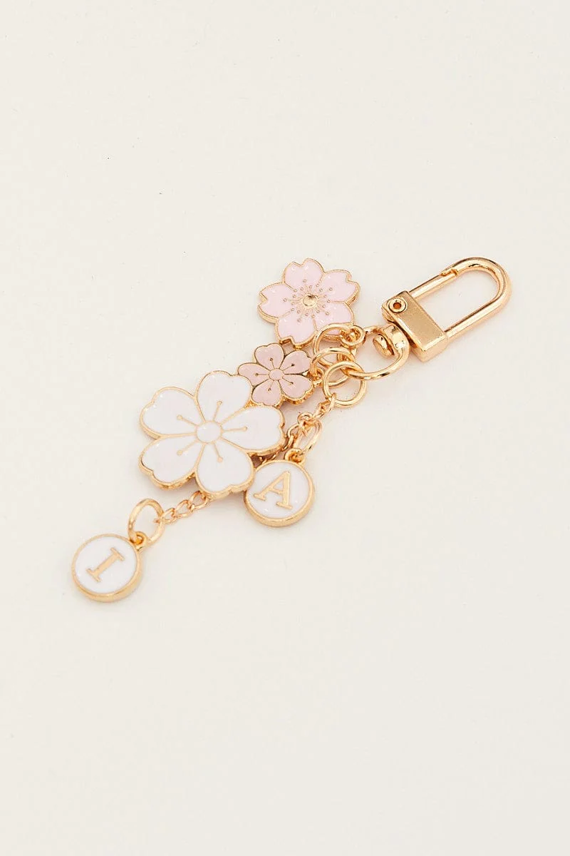 Multi Sakura Keyring