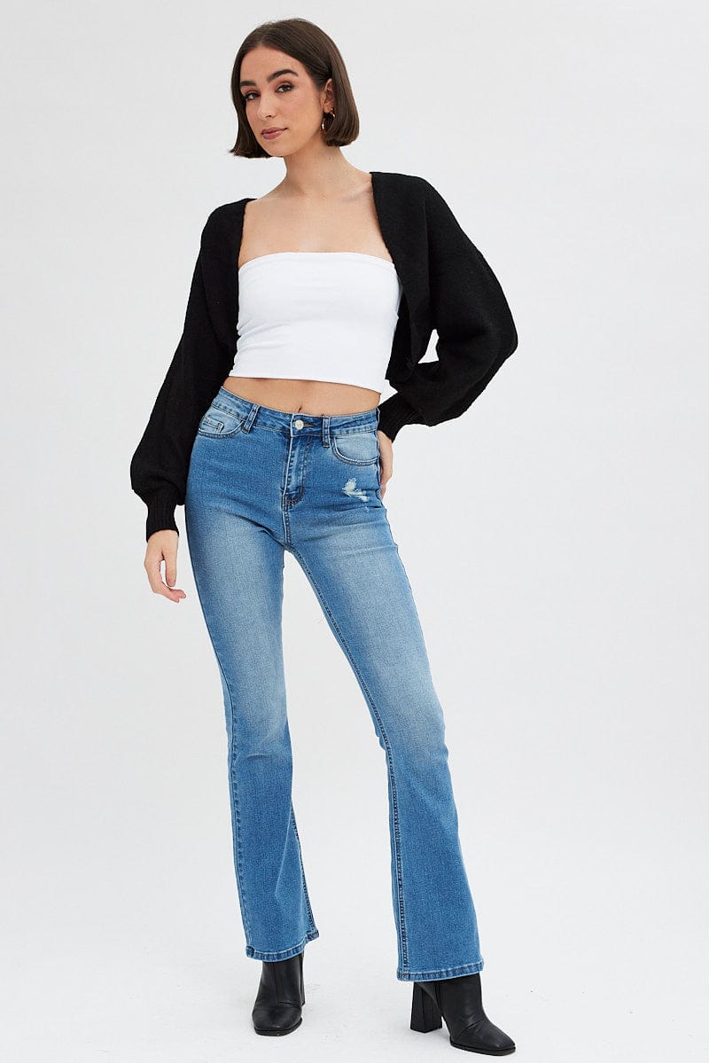 Black Knit Shrug