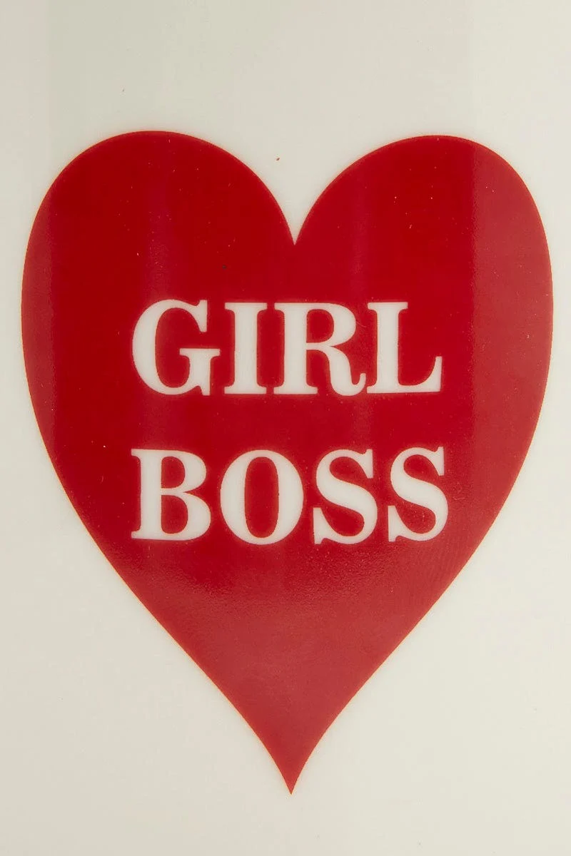 White Girl Boss Slogan Mug