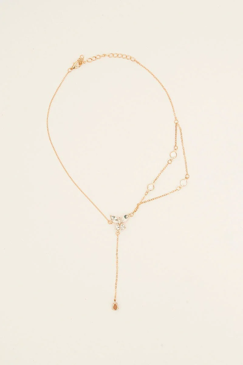 Gold Butterfly Necklace