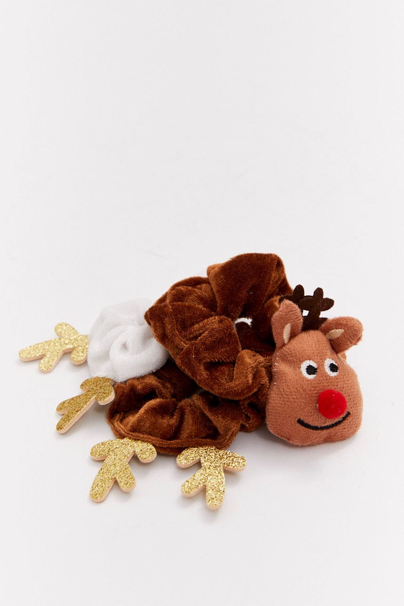 Multi Christmas Scrunchies