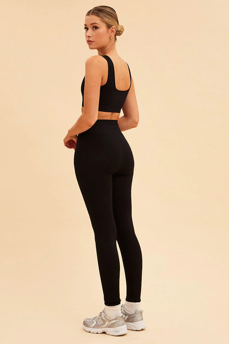 Black Nico Seamless Legging