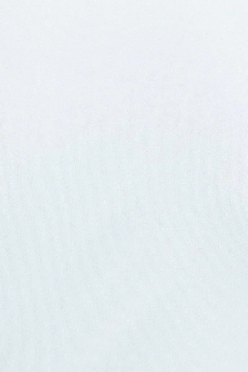 White Supersoft Top Short Sleeve Round Neck