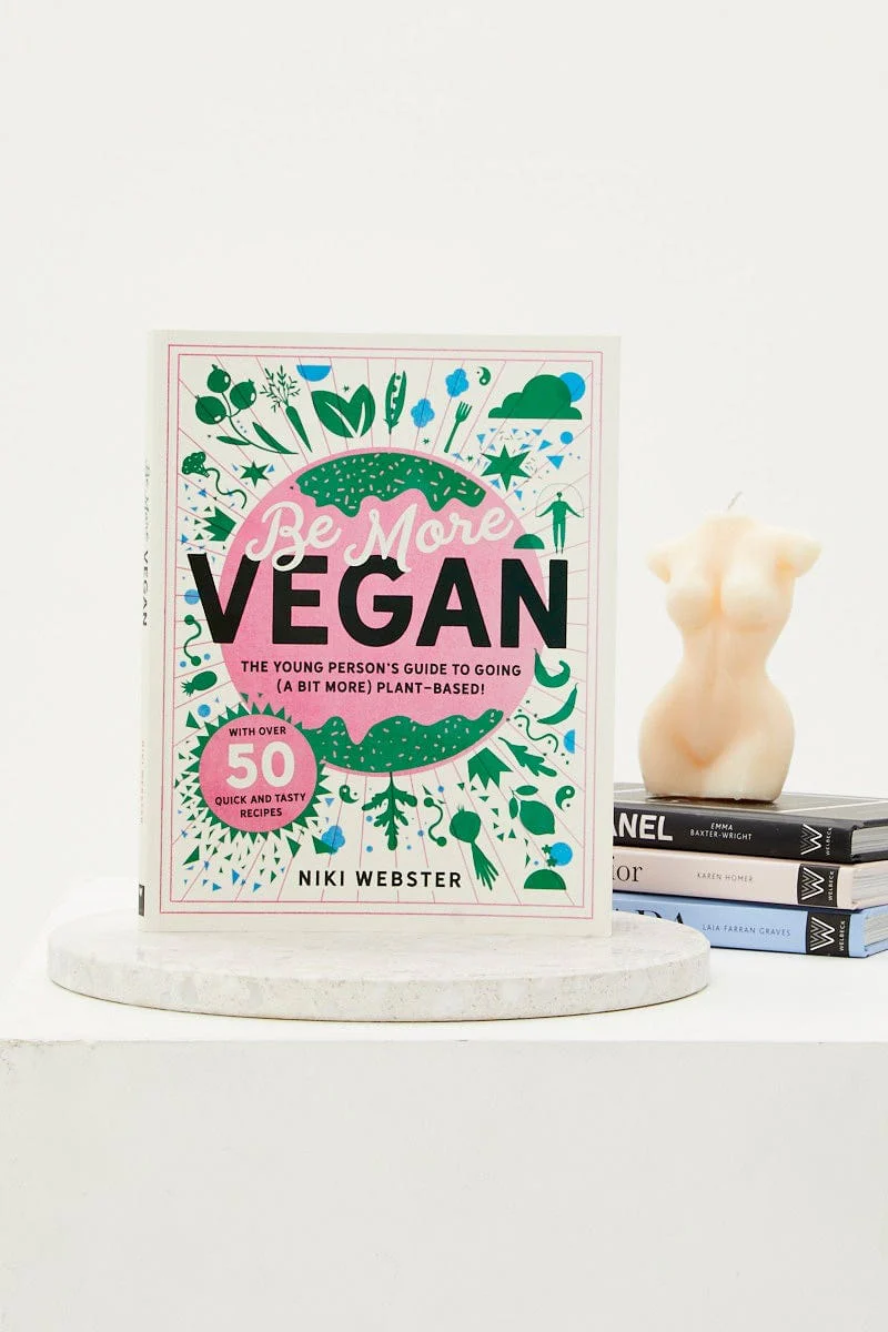 Print Be More Vegan Book By Niki Webster