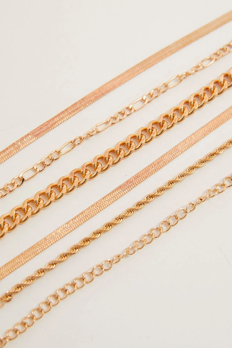 Mixed Chain Bracelet Set